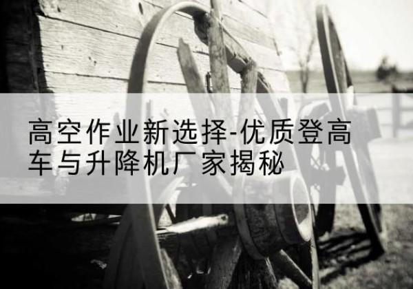 桂平登高车厂家-高空作业新选择-优质登高车与升降机厂家揭秘